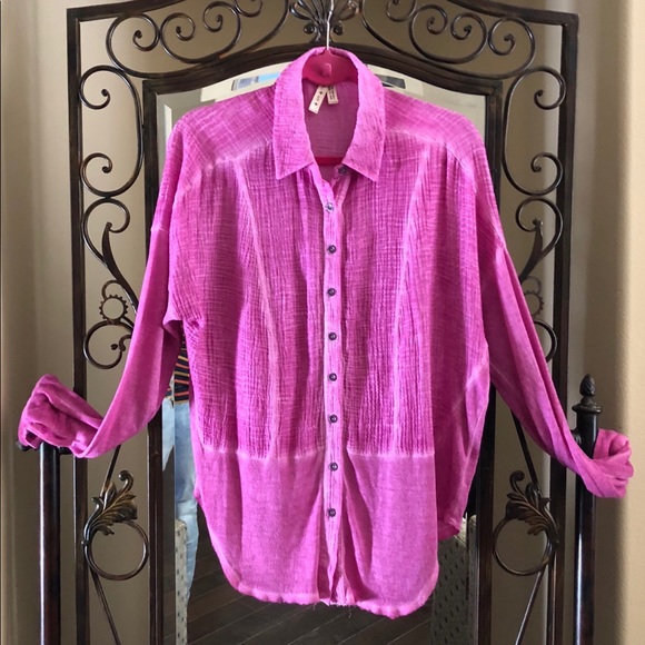 FREE PEOPLE LONG SLEEVE TOP - Picture 7 of 7